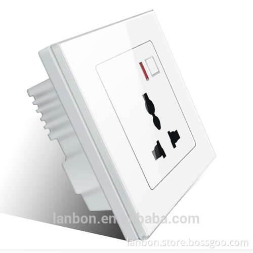 Lanbon L6 wifi power plug wall socket for home appliance; wifi electronic socket by smartphone